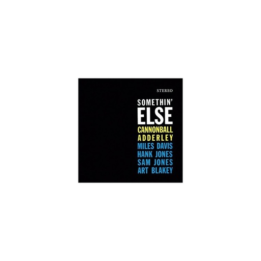 Cannonball Adderley – Somethin’ Else 限量橘色彩膠 1LP｜180 克壓片｜硬博普經典附加曲版